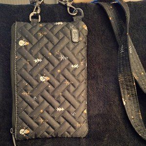 Lug Peekaboo Crossbody NWT in Snowman Trees - never opened